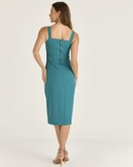 VESTIDO CURTO PLISSÉ SATIN