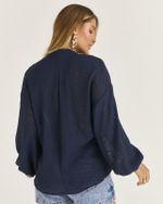 BLUSA MANGA LONGA TRANSPARÊNCIA TIGER