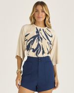 BLUSA DAISY C/ FLORAL FRENTE
