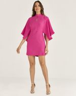 VESTIDO CURTO FLOW C/ MANGA KIMONO