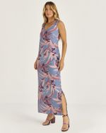 VESTIDO LONGUETE MALU C/ DET. DE VIÉS