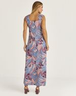 VESTIDO LONGUETE MALU C/ DET. DE VIÉS