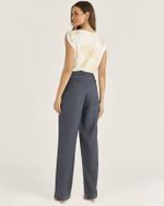 CALÇA DENIM LOOK C/ RECORTE FRENTE