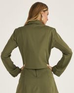 BLAZER CROPPED ALFAIATARIA ELASTIC