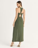 VESTIDO LONGUETE FLOW C/ METAL COSTA