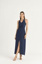 VESTIDO LONGUETE FLOW C/ METAL COSTA