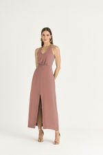VESTIDO LONGUETE FLOW C/ METAL COSTA