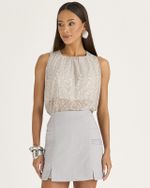 REGATA CAVA VERÃO TRANSPARÊNCIA FLORAL