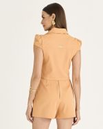 BLAZER CROPPED ALFAIATARIA ELASTIC