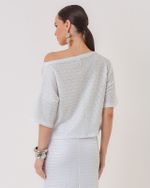 BLUSA MALHA DELMAR OMBRO A OMBRO
