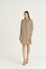T-DRESS TOUCH C/ CORDÃO DE STRASS