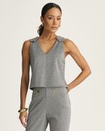REGATA CROPPED MALHA ALFAIATARIA GALES