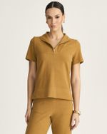 BLUSA COMFY C/ ZÍPER NA GOLA