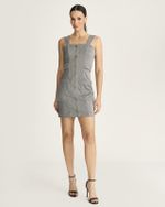 VESTIDO CURTO MALHA ALFAIATARIA GALES