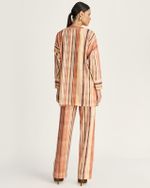 CALÇA RETA DE MALHA LISTRA HARMONIA