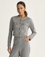 SPENCER CROPPED MALHA ALFAIATARIA GALES
