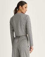 SPENCER CROPPED MALHA ALFAIATARIA GALES