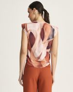 T-SHIRT INFINITO C/ FENDA FRENTE