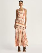 VESTIDO LONGUETE LISTRA HARMONIA
