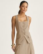 MAXI COLETE LINEN C/ DET. QUADRADO
