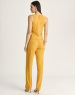 CALÇA MALHA RIB SUEDE C/ ELÁSTICO