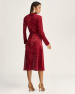 SAIA MIDI MALHA TULE VELVET