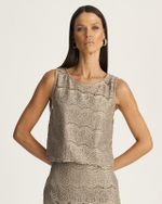 REGATA CROPPED DE RENDA GUIPIR