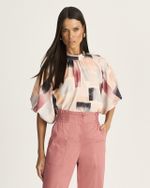 BLUSA EQUILÍBRIO C/ GOLA PADRE