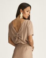BLUSA ARUBA C/ DET. DE LAÇO COSTA