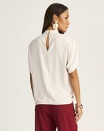 BLUSA RELUZIR C/ FLORAL