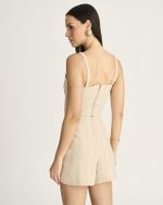 SHORT SAIA LINHO MAHINI LUREX OURO