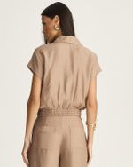 COLETE CROPPED BIKER ARUBA
