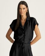 COLETE CROPPED BIKER ARUBA