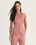COLETE AJUSTADO COTTON C/ RECORTES