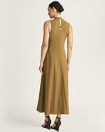 VESTIDO LONGUETE MALHA TWILL C/ NESGAS