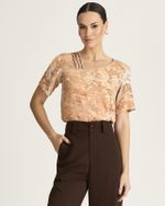 BLUSA CROPPED EUFORIA C/ TRANÇA