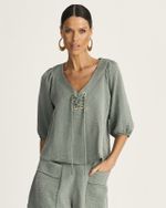 BLUSA CHANGEANT C/ ILHÓS