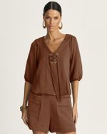 BLUSA CHANGEANT C/ ILHÓS