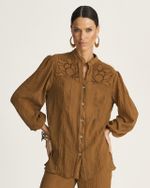 CAMISA GAZE BREEZE C/ BORDADO