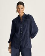 CAMISA GAZE BREEZE C/ BORDADO