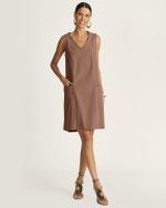 T-DRESS ALFAIATARIA BECKMAN C/ BOLSOS LATERAIS