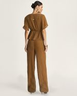 CALÇA GAZE AMASSADA