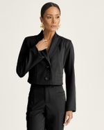 SPENCER CROPPED ELASTIC C/ RECORTES LATERAIS