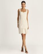 VESTIDO CURTO TULUM C/ PREGAS NA SAIA