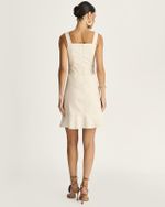 VESTIDO CURTO TULUM C/ PREGAS NA SAIA