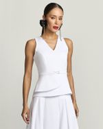 PEPLUM C/ DETALHE DE CINTO