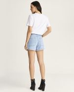 SHORT CURTO C/ BOLSO FRENTE APLICADO