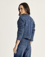 JAQUETA JEANS C/ LYCRA LAV. ESCURA