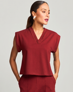BLUSA DE MOLETOM DECOTE 