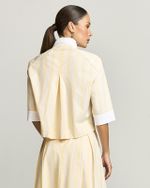 CAMISA CROPPED LISTRA CAMBRIDGE
